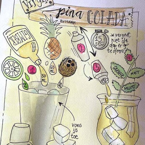Receptlettering & Illustratie 8 november - Afbeelding 3